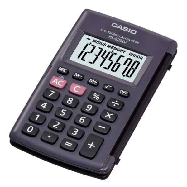 Calculadora portatil | HL-820LV-BK - CASIO-0