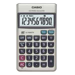 Calculadora portatil  |  LC-1000TV-W-DH – CASIO