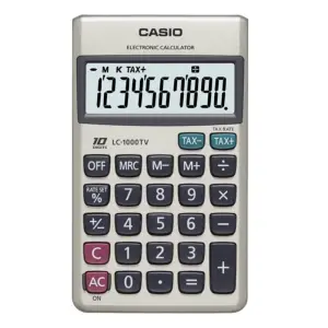 Calculadora portatil | LC-1000TV-W-DH – CASIO Calculadora portatil | LC-1000TV-W-DH – CASIO