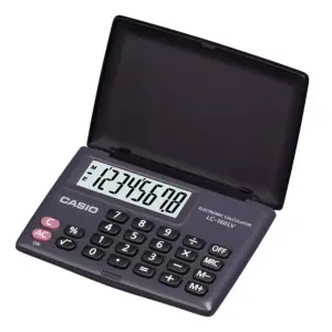 Calculadora portatil  |  LC-160LV-BK-W-D – CASIO