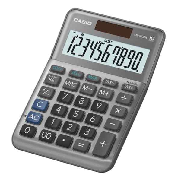 Calculadora mini de escritorio | MS-100FM - CASIO-0