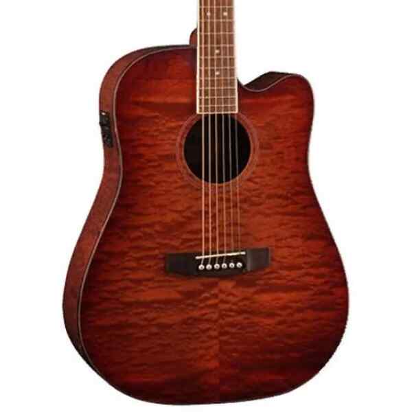 Guitarra Electroacustica con funda | AD890MBCF NAT - CORT-18124