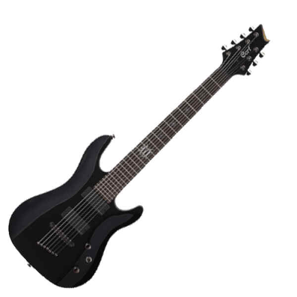 Guitarra electrica de 7 cuerdas |  EVL-K57B BK - CORT-17843