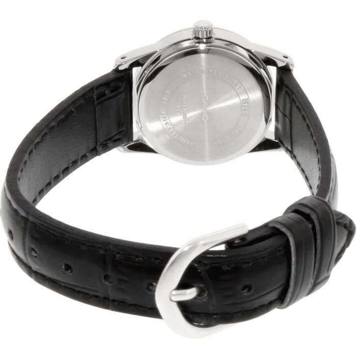 Orologio Casio LTP-V001L-1 Donna In Pelle Nero - Design Classico Ed Elegante