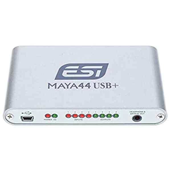 INTERFASE DE AUDIO USB 4 ENTRADAS 4 SALIDAS PLUG 1/4 | MAYA44 USB+ - ESI-20220