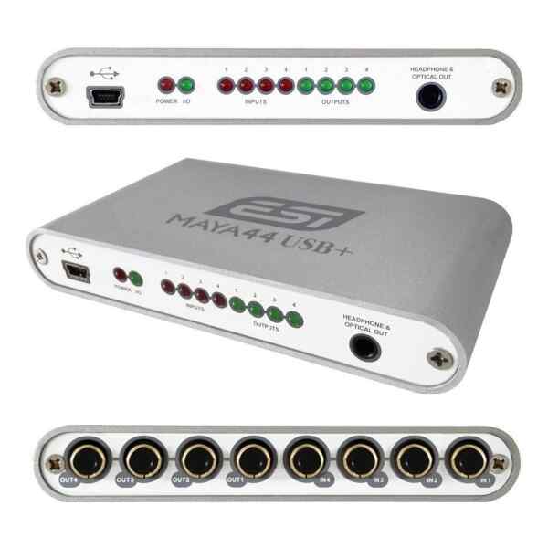 INTERFASE DE AUDIO USB 4 ENTRADAS 4 SALIDAS PLUG 1/4 | MAYA44 USB+ - ESI-20218