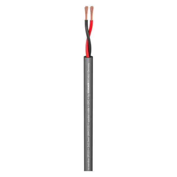 CABLE DE PARLANTE MERIDIAN 2xAWG14, GRIS OBSCURO SP225 | Meridian 14 - SOMMER-0