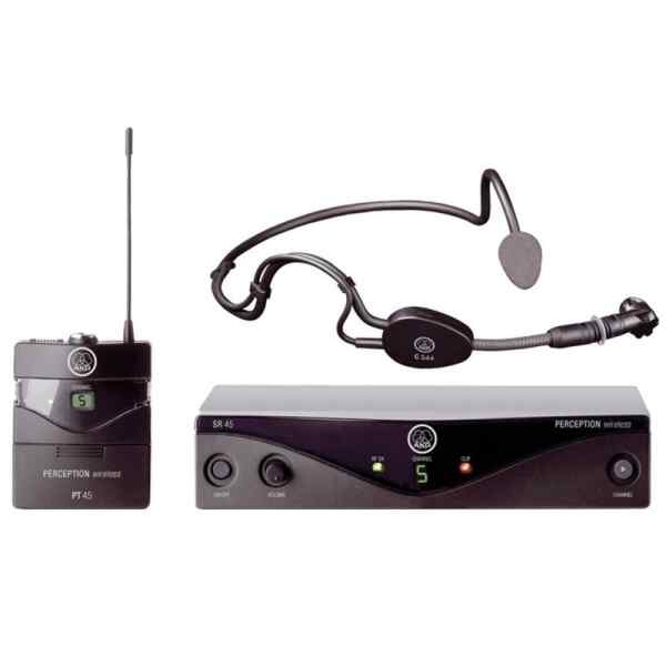 MICROFONO INALAMBRICO DE DIADEMA PERCEPTION 45 SPORTS, BANDA B | WMA-45PRO-SPORT-SET - AKG-0