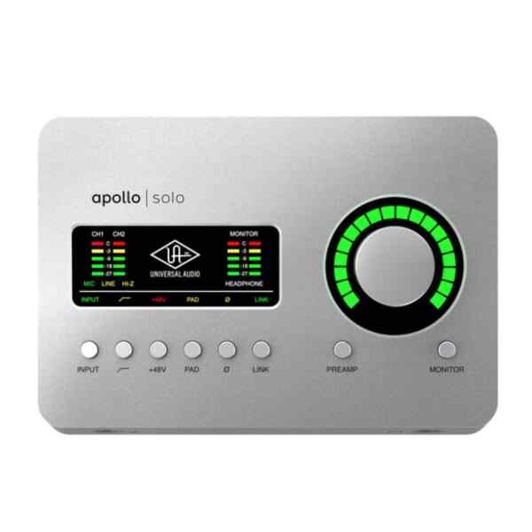 INTERFASE DE AUDIO APOLLO SOLO, USB-C 3 2IN-2OUT | APLSU - Universal Audio-19850
