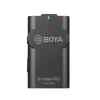 MICROFONO INALAMBRICO DE SOLAPA 1TX Y 1RX P/IPHONE | BY-WM4-PRO-K3 - BOYA-20202