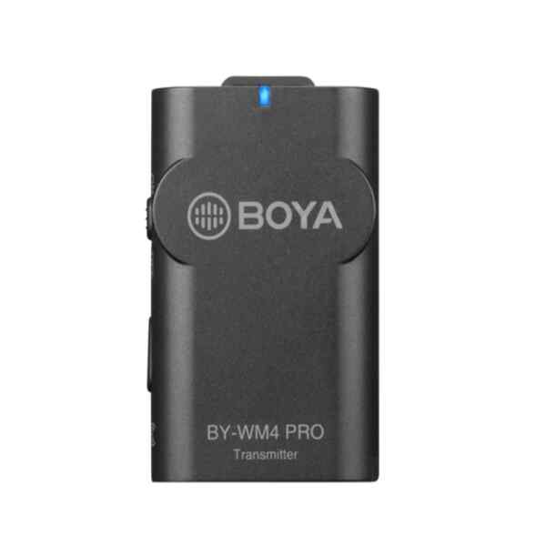 MICROFONO INALAMBRICO DE SOLAPA 1TX Y 1RX P/IPHONE | BY-WM4-PRO-K3 - BOYA-20202