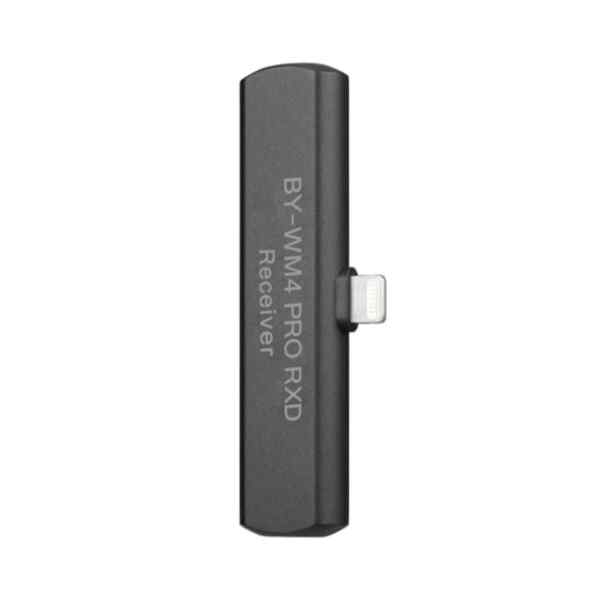 MICROFONO INALAMBRICO DE SOLAPA 1TX Y 1RX P/IPHONE | BY-WM4-PRO-K3 - BOYA-20201