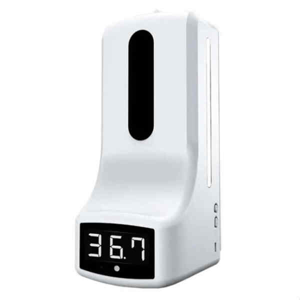 Termómetro digital con dispensador de alcohol liquido | K9 PRO -0