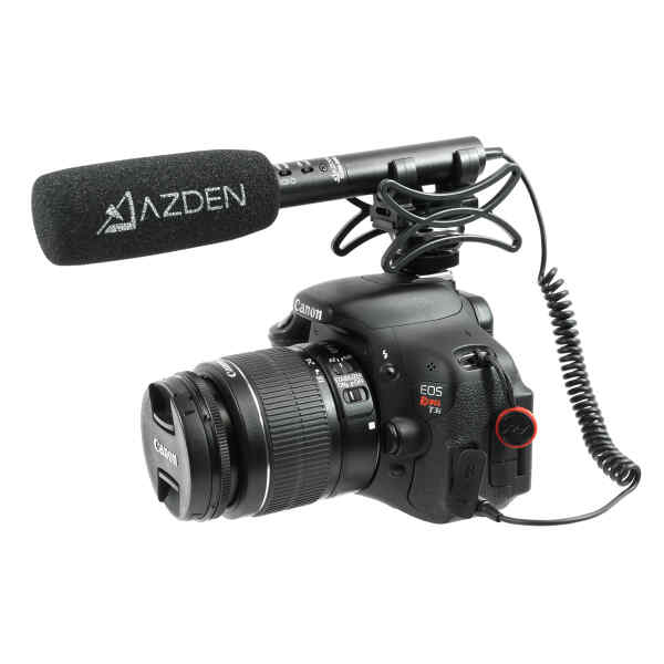 MICROFONO PARA DSLR/CELULAR, CARDIOIDE/SUPERCARDIOIDE, 3.5MM | SGM-990 - AZDEN-20381