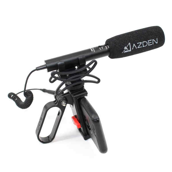 MICROFONO PARA DSLR/CELULAR, CARDIOIDE/SUPERCARDIOIDE, 3.5MM | SGM-990 - AZDEN-20382