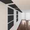 ESPONJA TRAPEZOIDAL, FRAMBUESA 1M X 50CM X 4.5CM C/RETARDANTE DE LLAMA/FUEGO | SH005 HIMBERROT - AIXFOAM-20318