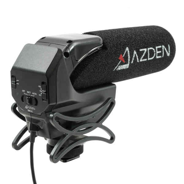 MICROFONO PARA DSLR/VIDEOCAMARA, SUPERCARDIOIDE, 3.5MM | SMX-15 - SWS-15 - AZDEN-20394