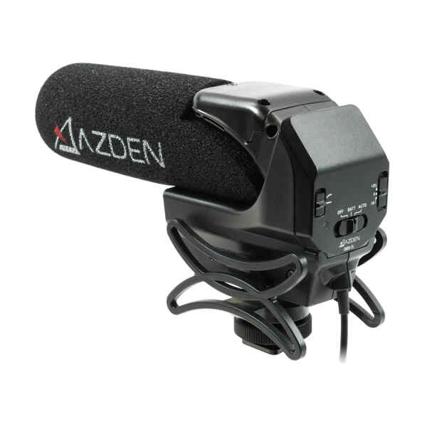 MICROFONO PARA DSLR/VIDEOCAMARA, SUPERCARDIOIDE, 3.5MM | SMX-15 - SWS-15 - AZDEN-20392