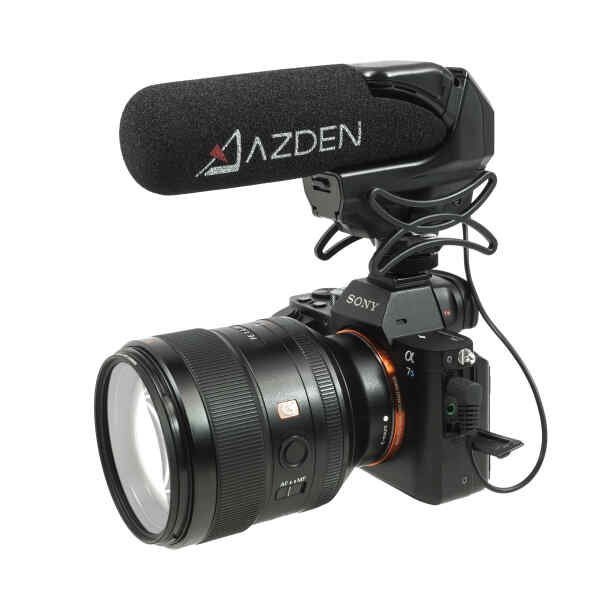 MICROFONO PARA DSLR/VIDEOCAMARA, SUPERCARDIOIDE, 3.5MM | SMX-15 - SWS-15 - AZDEN-20391