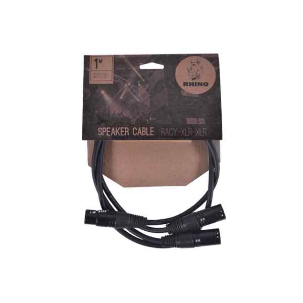 CABLE DE AUDIO | 1 XLR HEMBRA A 2 XLR MACHO 1MT - RHINO-0