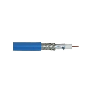 Cable de video color azul HD-SDI/HDTV 75 OHMS | AWG19/metro  – Belden