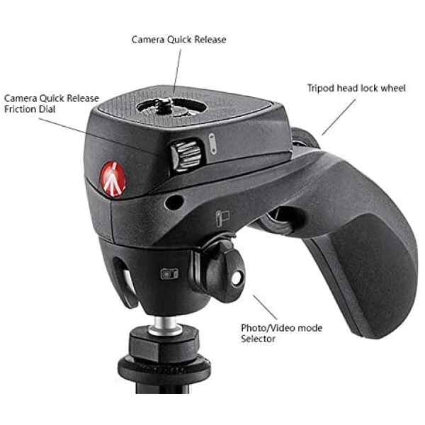 Tripode compacto de accion para camara o videocamara | MAN-TF-MKCOMPACTANC-BK - MANFROTTO-21370