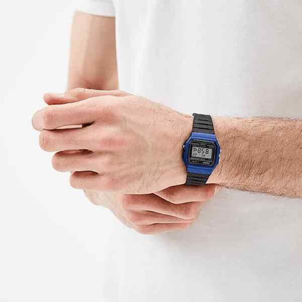 Reloj digital CHRONOGRAPH 1/100-SEC l F-91WM-2ADF l CASIO-21203