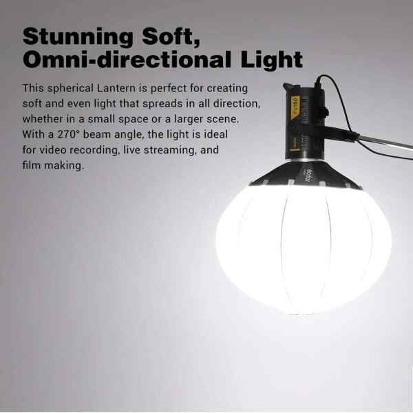 Softbox plegable tipo linterna 65cm | CS-65D - GODOX-21626