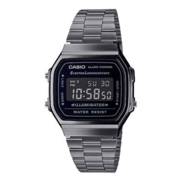 Reloj digital de metal l A168WGG-1BDF - CASIO-0