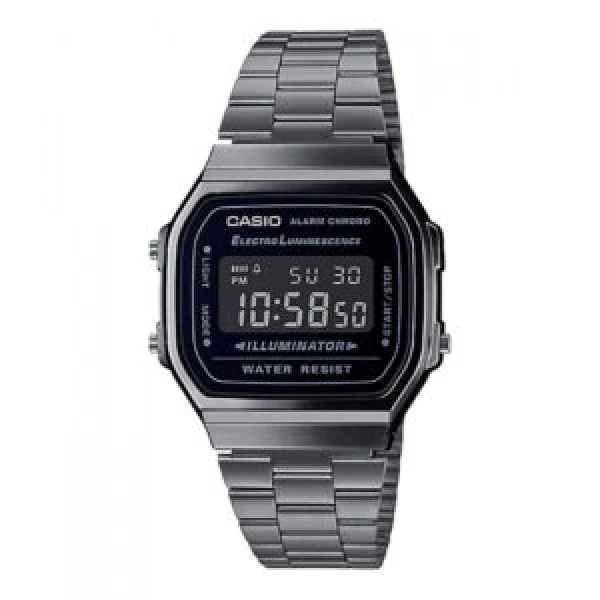 Reloj digital de metal l A168WGG-1BDF - CASIO-0