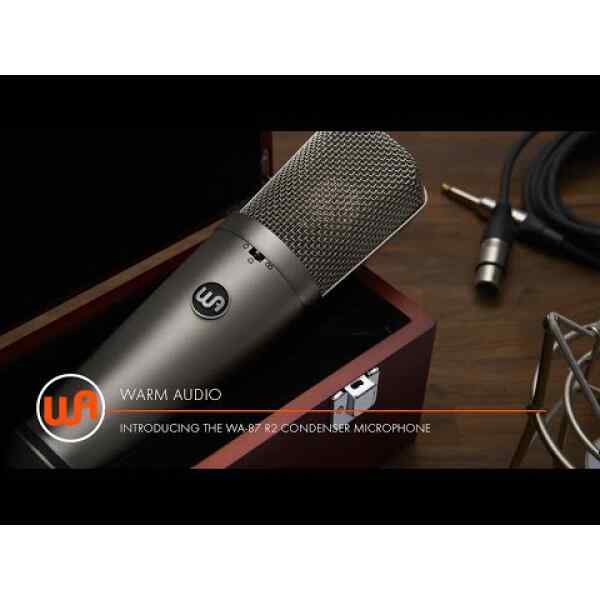 Microfono condensador color nickel l WA-87r2 - WARM AUDIO-21824