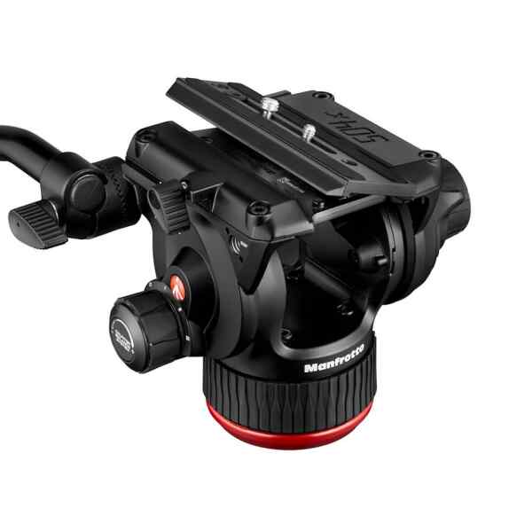 Cabezal de video fluido, base plana, 75MM | 504X - MANFROTTO-21357