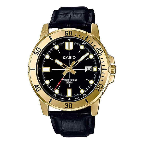 Reloj analogo de hombre 50WR l MTP-VD01GL-1EVU - CASIO-0