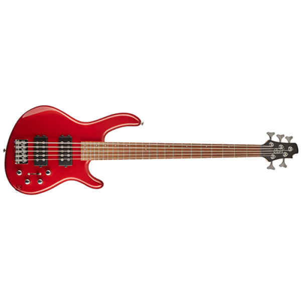 Bajo 5 cuerdas c/funda | BLOOD RED METALLIC- CORT-23388
