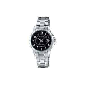 Reloj standard analogo negro para Mujer l CASIO