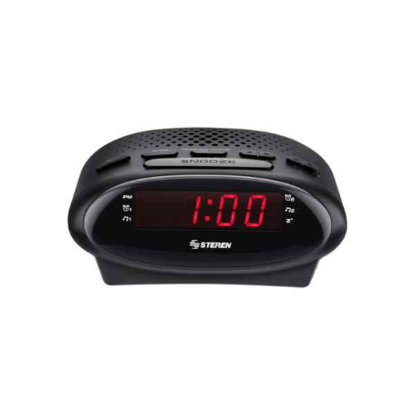 Radio reloj despertador digital AM/FM l STEREN-0