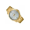 Reloj standard analogo dorado con blanco l CASIO-22501