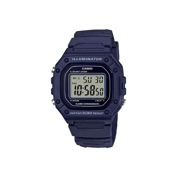 Reloj illuminator wr50m azul oscuro l CASIO-0