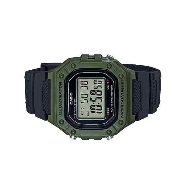 Reloj illuminator wr50m verde l CASIO-22560