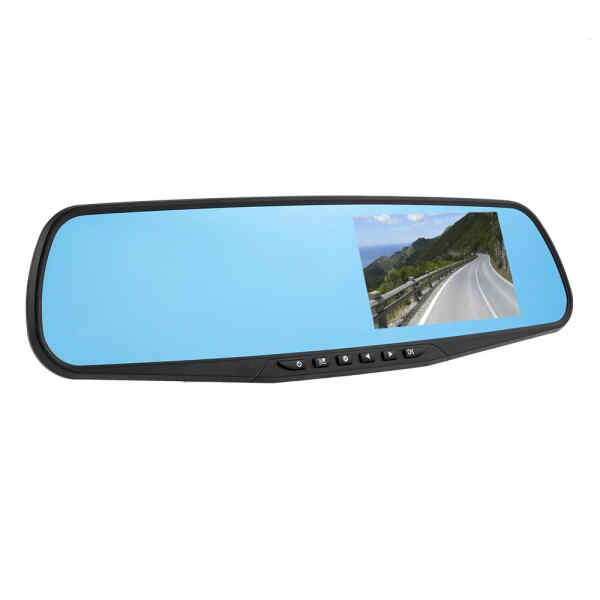Espejo retrovisor con clip con dvr, camara frontal y camara de respaldo | EAGLEBT - DS18-0