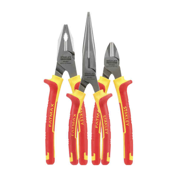 Alicates vde para electricista 3 piezas | 84-011 - STANLEY-0