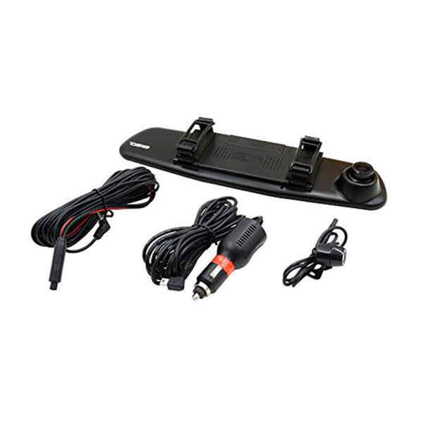 Espejo retrovisor con clip con dvr, camara frontal y camara de respaldo | EAGLEBT - DS18-24201