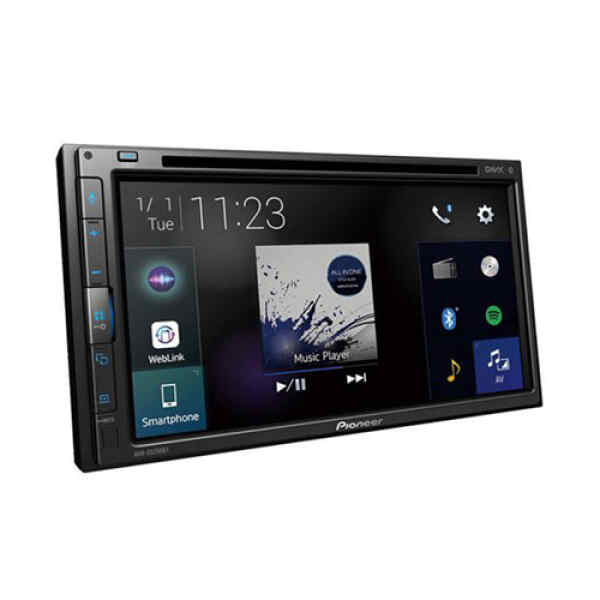 Receptor dvd multimedia de pantalla tactil transparente wvga de 6,8" | AVH-Z5250BT - POINEER-0