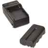 Bateria 2200mah y cargador npf para monitor l BESCOR-0