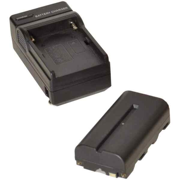 Bateria 2200mah y cargador npf para monitor l BESCOR-0