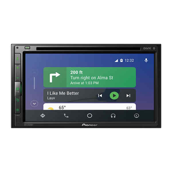 Receptor dvd multimedia de pantalla tactil transparente wvga de 6,8" | AVH-Z5250BT - POINEER-23982