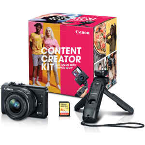 Kit de creacion de contenido camara MIRRORLESS 15-45mm | EOS M200 BK - CANON-0