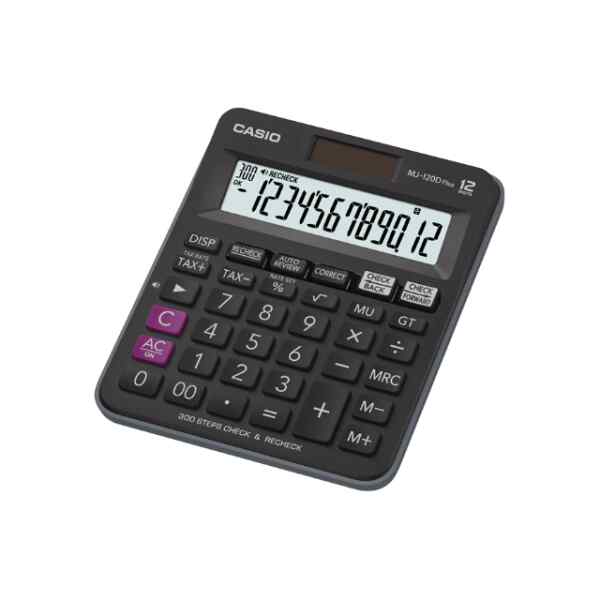 Calculadora de escritorio l MJ-120D Plus-BK - CASIO-0