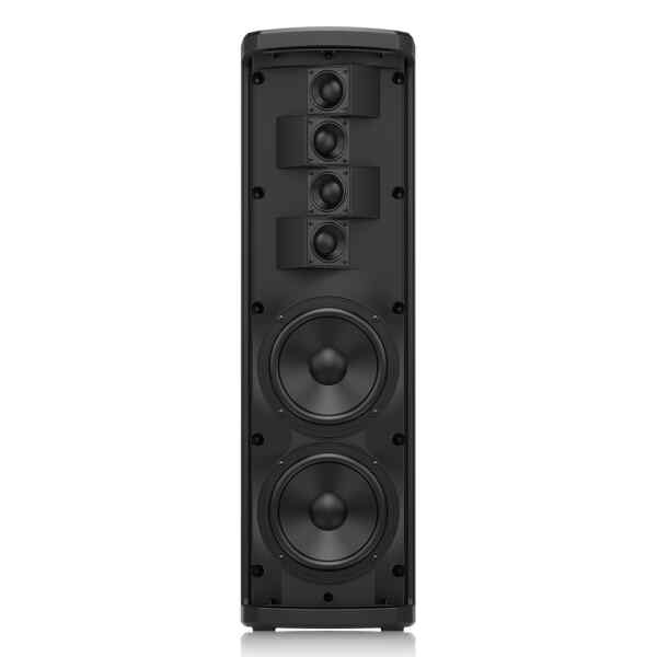 Altavoz de columna autoamplificado de 600 vatios con 2 woofers de 6.5", 4 controladores de neodimio | INSPIRE IP300 - TURBOSOUND-25877
