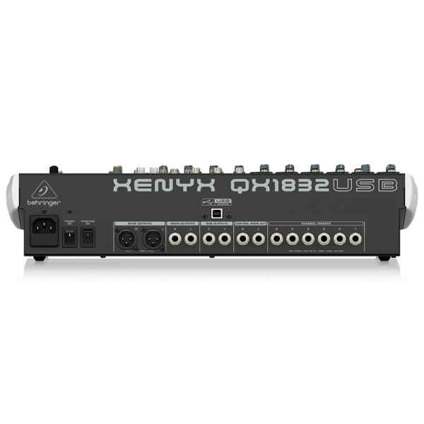 Consola premium de 18 entradas y 3/2 bus con preamplificadores y compresores de microfono | XENYX QX1832USB - BEHRINGER-25735